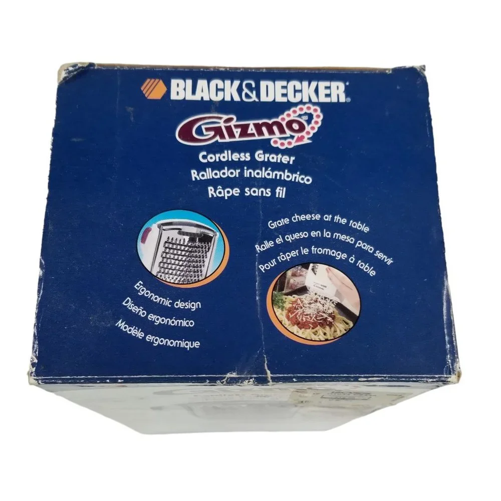 Black Decker Gizmo Automatic Grater GG100 White Cordless